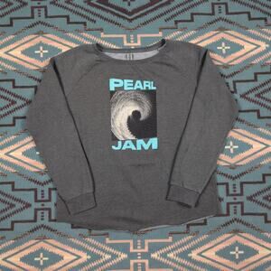 Pearl Jam 2024 Dark Matter World Tour Concert Gray Sweatshirt Size XL